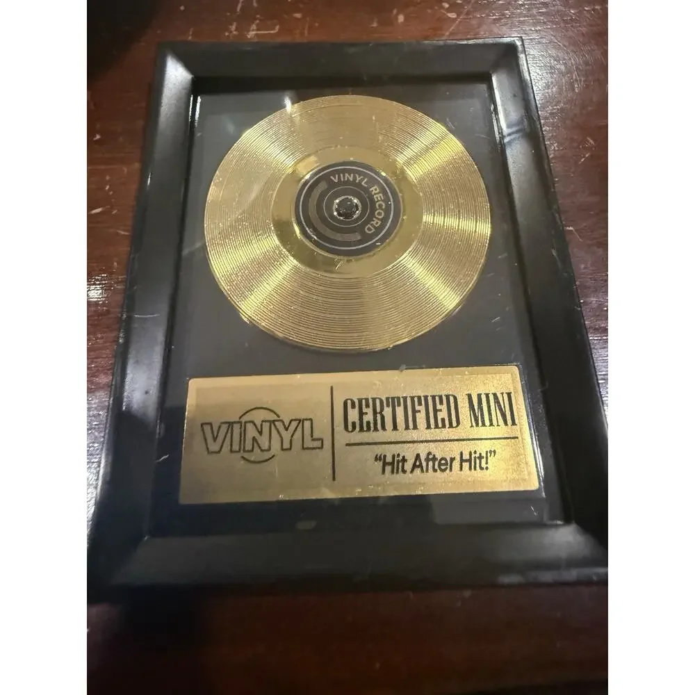 Mini Brands Really Works Vinyl - Golden Record Award - Accessory - Rare